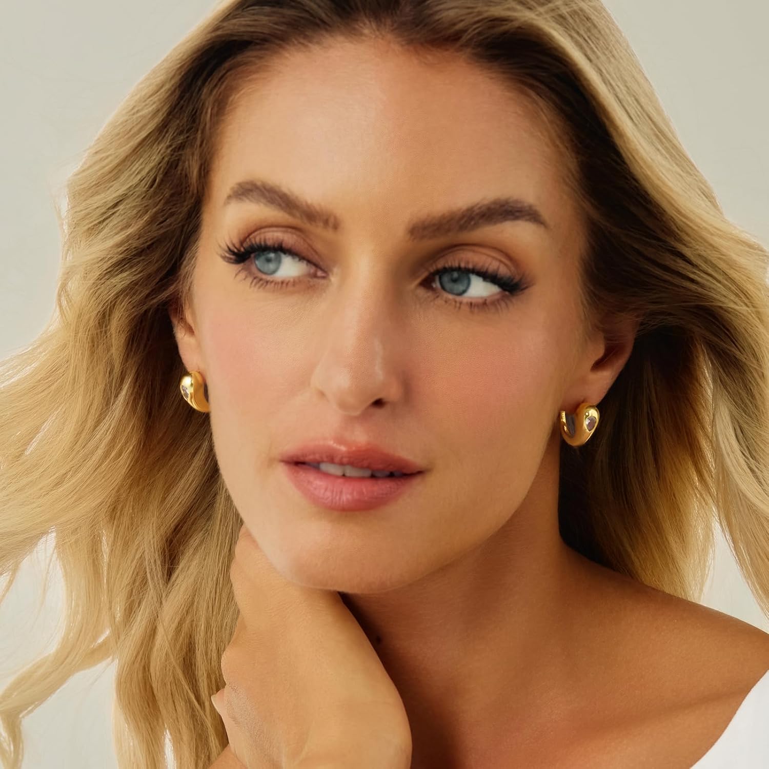 Cicy Bell Flower Earrings for Women 14k Gold Plated Boho Petal Statement Stud Earrings Trendy Jewelry Gifts - Image 6