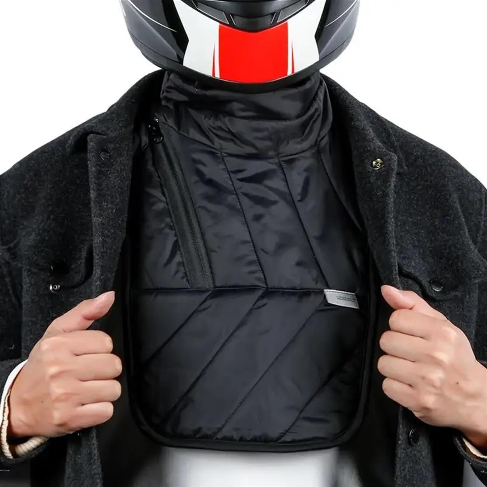 Scaldacollo Per Moto Uomo Donna Inverno Caldo Moto Collo Scaldacollo Antivento Moto Sciarpa Calda Moto Collo Mantello Sciarpa Scaldacollo Antivento (Color : Long)