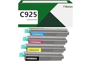 High Yield C925 Toner Cartridge Compatible - 4 Pack for C925 C925DE X925 X925DE