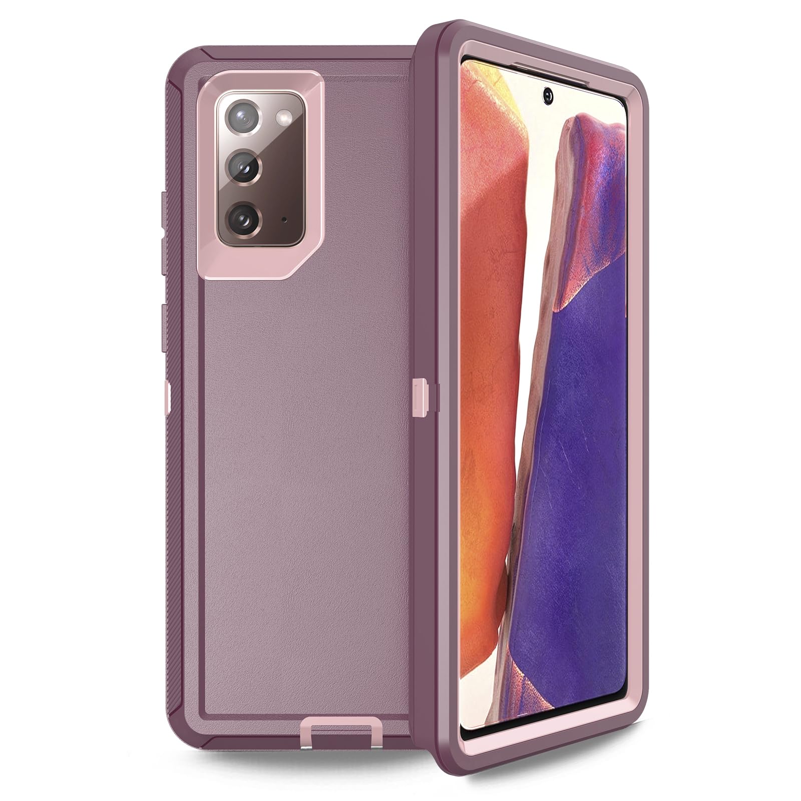 Coque Samsung Note 20 5G antichoc violette robuste anti-casse