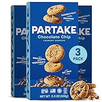 Vista 12 de Paquete variado de galletas de chispas de chocolate horneadas crujientes y suaves sin gluten, veganas, sin los 9 alérgenos principales, incluyendo