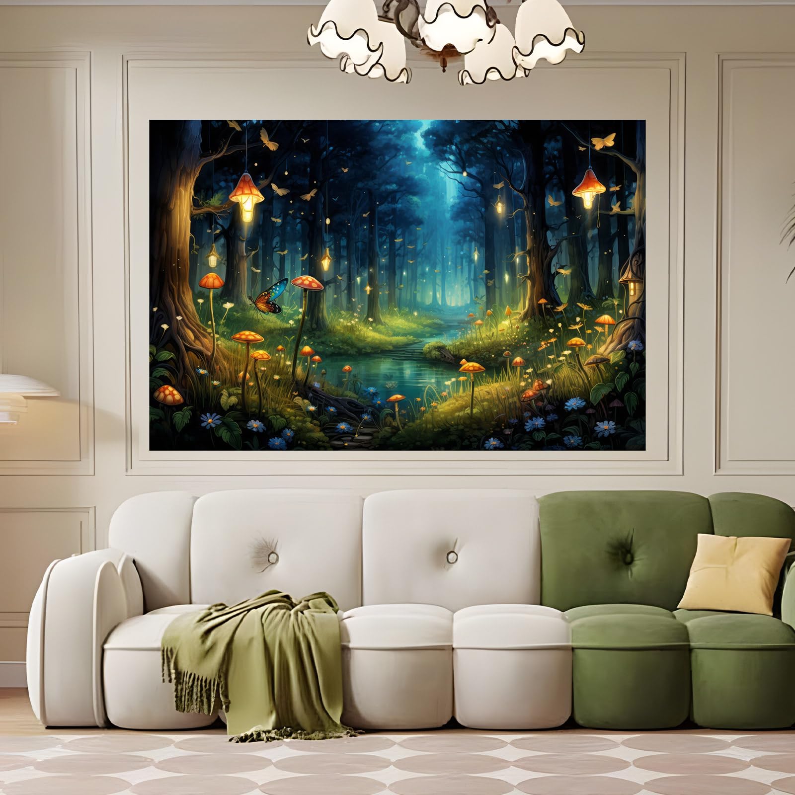 Magical Fantasy Forest Photography Background Jungle Safari Theme Party