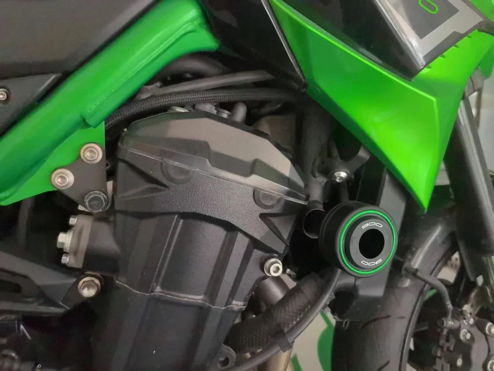 Motorrad-Rahmenschleifer Sturzschutzpolster Zubehör Für Kawasaki Für Z900 Für Z900RS Für Z900SE 2017-2025 Crash Protector(ROT)