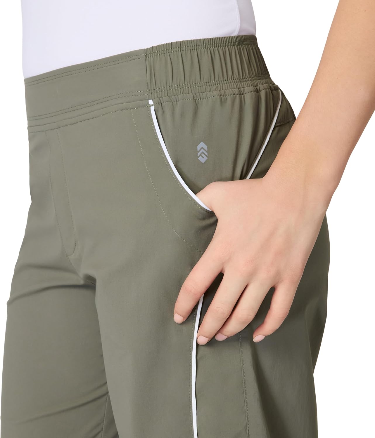 Free Country Women's Golf Pants Lightweight Water Repellent High Waist Pants Athletic Sweatpants Travel Active Casual-Go Any
