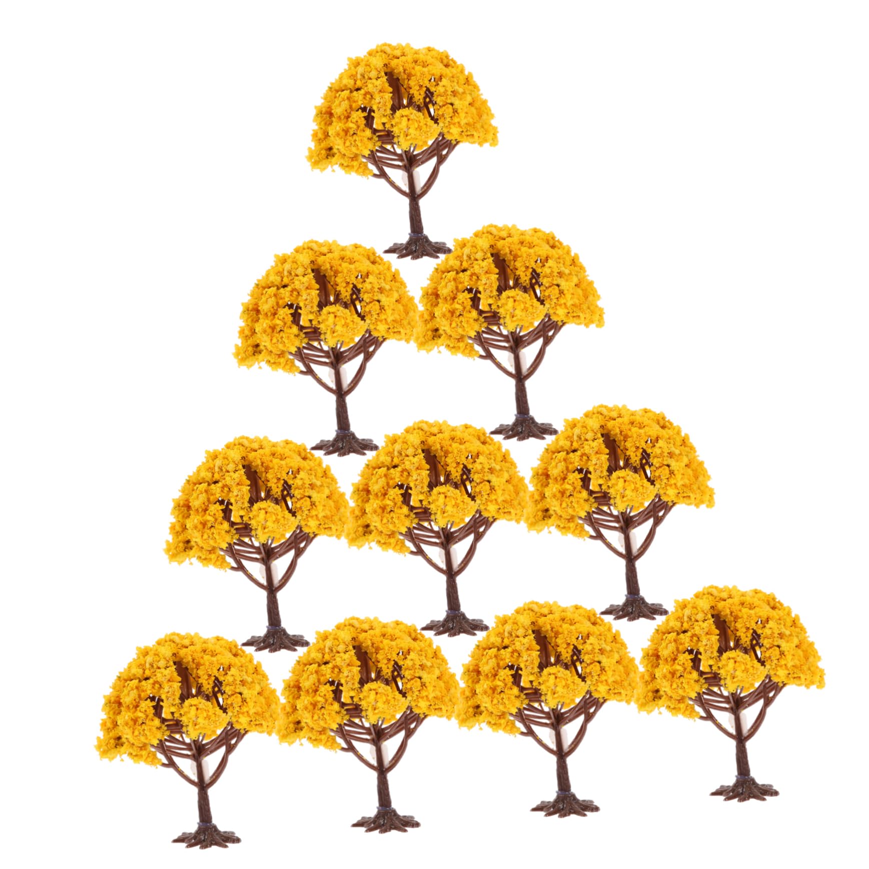 POPETPOP 30 Piezas Microdecoración Paisajística Terreno Planta Arbol Paisaje Árbol Modelo Árboles Modelo Árboles para Maquetas Trenes Sa60 Árbol Pequeño Esponja Decoración del Árbol