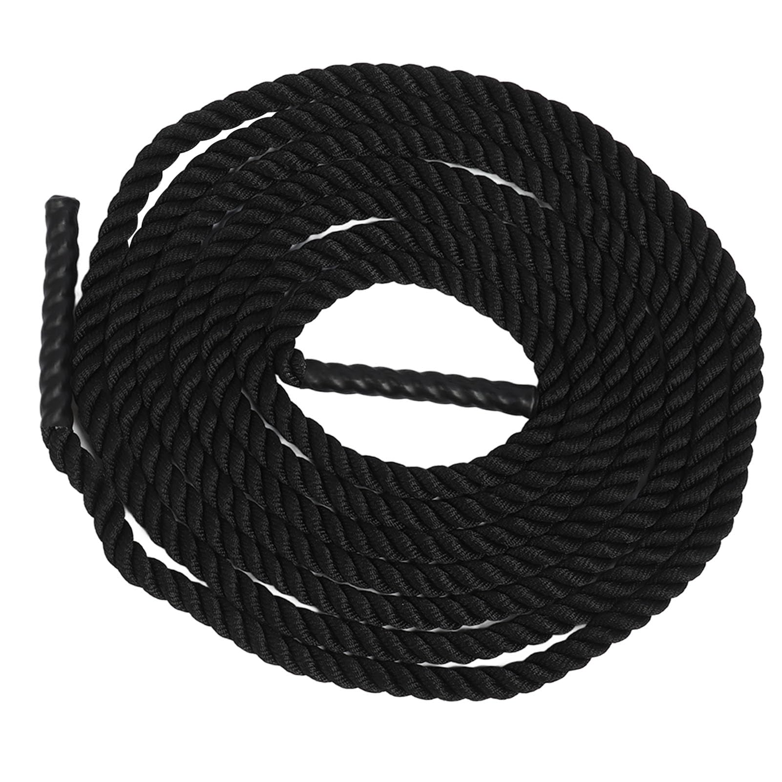 Jiawu Power Battle Rope 12 M/39,4 Piedi Corda da Allenamento in Poliestere Ad Alta Resistenza Alla Trazione Versatile per Palestra Domestica, Corda per Esercizi Migliore Coordinazione e Resistenza