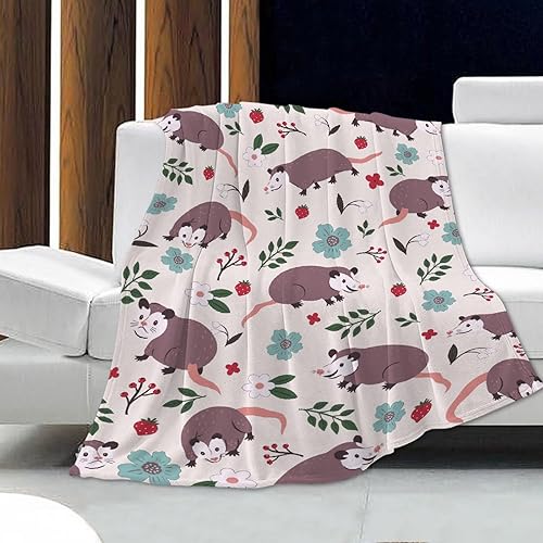 Miniatura 8 de Manta de hurón con texto en inglés Just A Girl Who Loves Hurones, regalos prácticos para mujeres y niñas, manta ligera y suave de franela de vellón