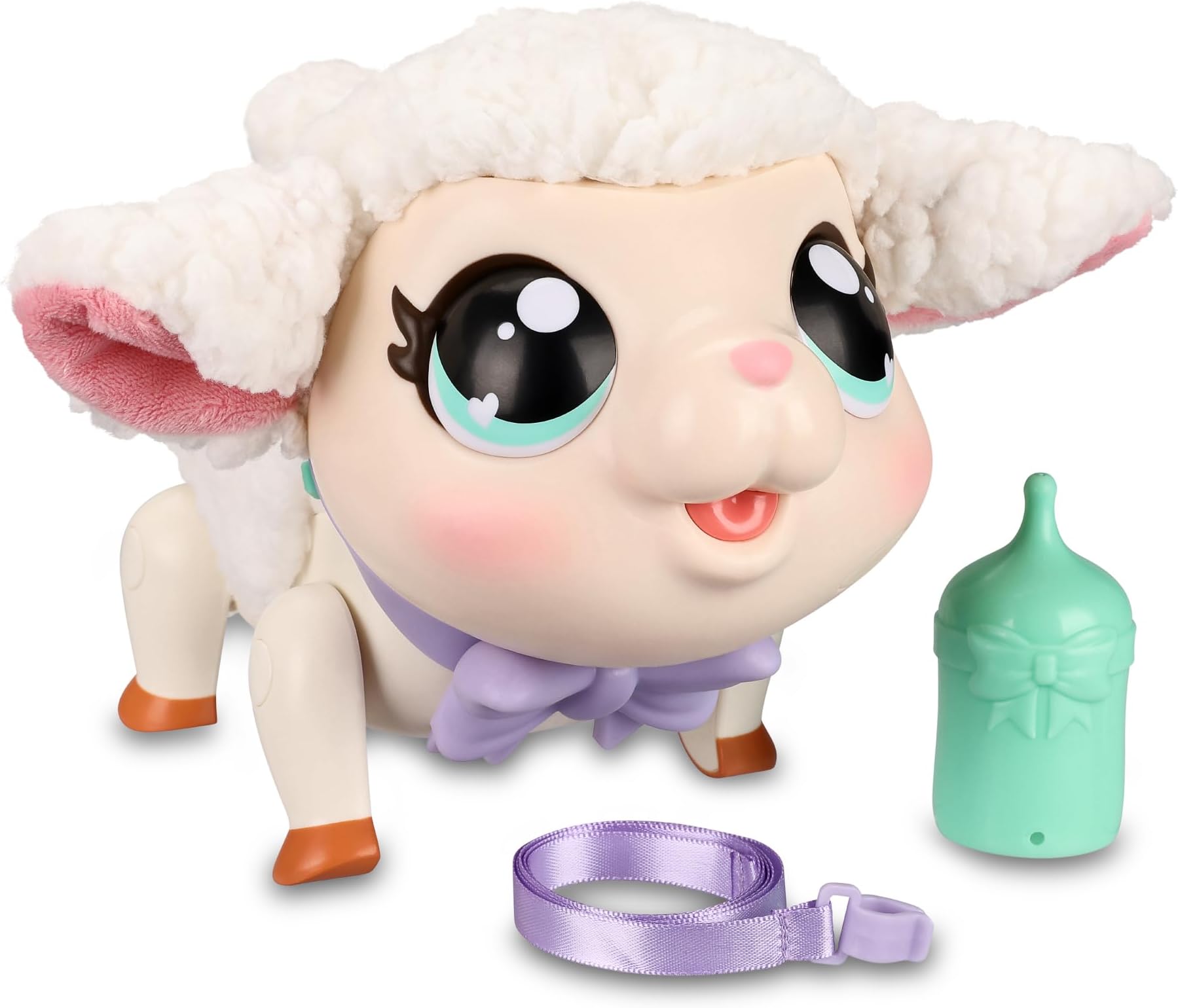 My Little Lamb Snowie, Interactive Lamb, Interactive Pet for Grooming with Sounds and Movements, Toy for Walking, Dancing and Eating, Children from 4 Years (LPK00010)