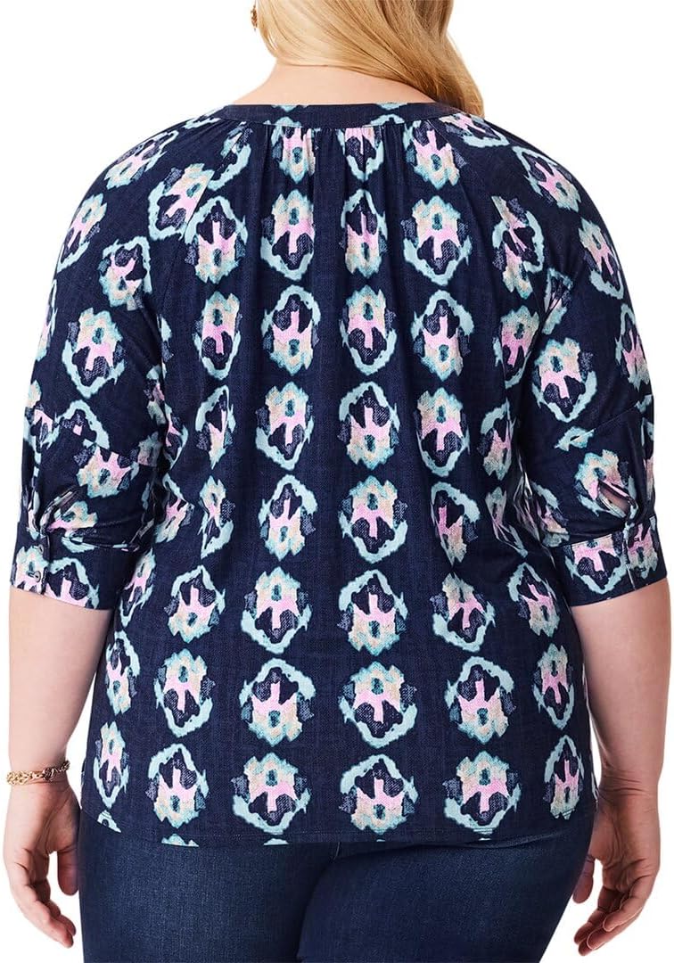 NIC+ZOE Women's Ocean Batik Top - Image 2