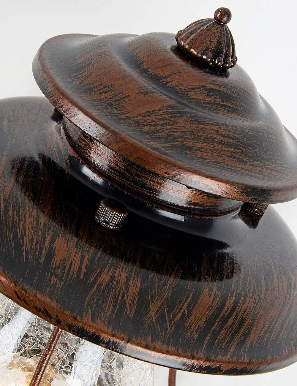 Dusk to Dawn Sensor Outdoor Wall Sconce Vintage Outside Lighting Fixture Wall Mount With Photocell, Waterproof Wall Lantern Oil Rubbed Brown Porch Lights, Rustic Exterior Wall Lamp for House, Garage