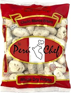 PeruChef Chuño Blanco Entero Peruano | White Whole Dry Potatoes 11 oz