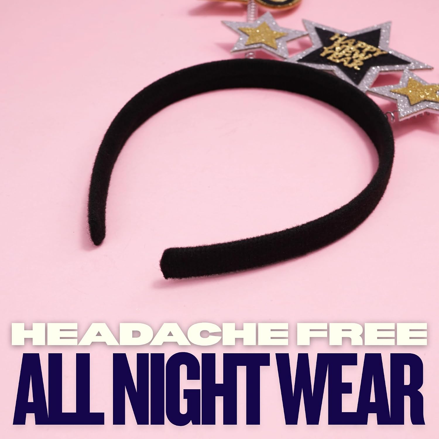Needzo 2027 New Years Headband, Outfit Accessory, NYE 2027 Party Supplies and Favors, One Size Fits Most image 4