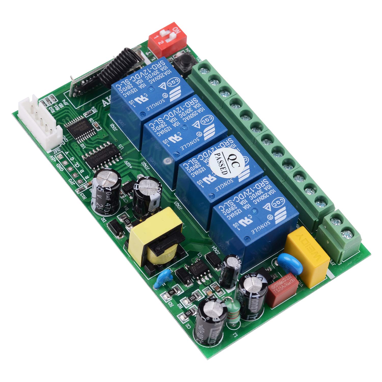 Interruttore Radio Controllo 230V 30A Impermeabile | Per Luci, Pompe, Garage | Portata 50m | 433MHz - Foto 4