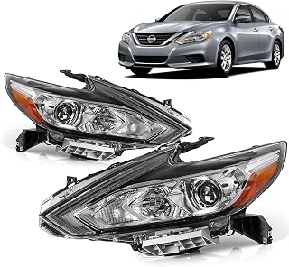 SEPEY 2pcs Headlights for Nissan Altima 16-18 Headlight Assembly Driver & Passenger Side Fits for Nissan Altima 2016 2017 2018 (Without Bulbs)