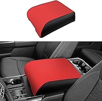 Vista 7 de Funda para reposabrazos adecuada para Ford F150 2021 2022 2023, almohadilla protectora de cuero antiarañazos, alfombrilla de caja de reposabrazos