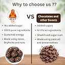 Chocolate Hazelnut Laddu enriched With Dates & Dryfruits (40 Ladoos) | Valentine Day Chocolate Day Gift for Your Partner | 95 Percent Dry Fruits High Protein Energy Bites | Healthy Snack | 800g gallery image