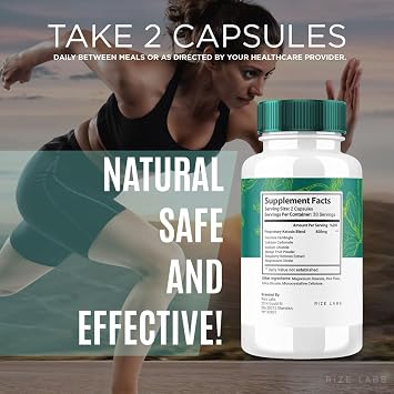 rize labs Puravive Weight Loss Capsules - Exotic Rice Pills to Increase BAT and Energy Levels, Detox & Cleanse Capsule, Puravive Reviews Non-GMO Easy to Swallow Supplement Tablets (60 Capsules)