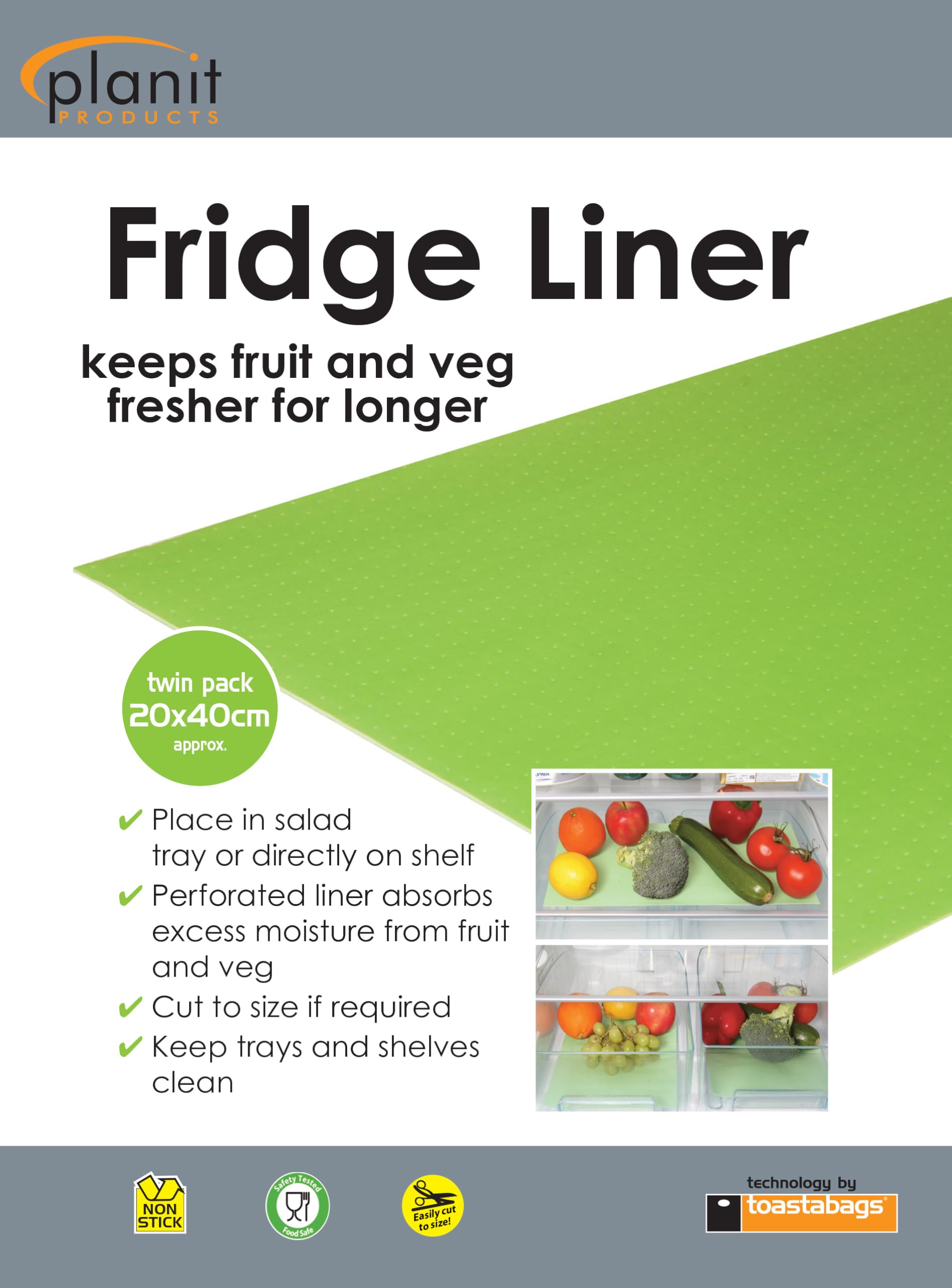 Fridge Liner - 20x40CM - 2 pack
