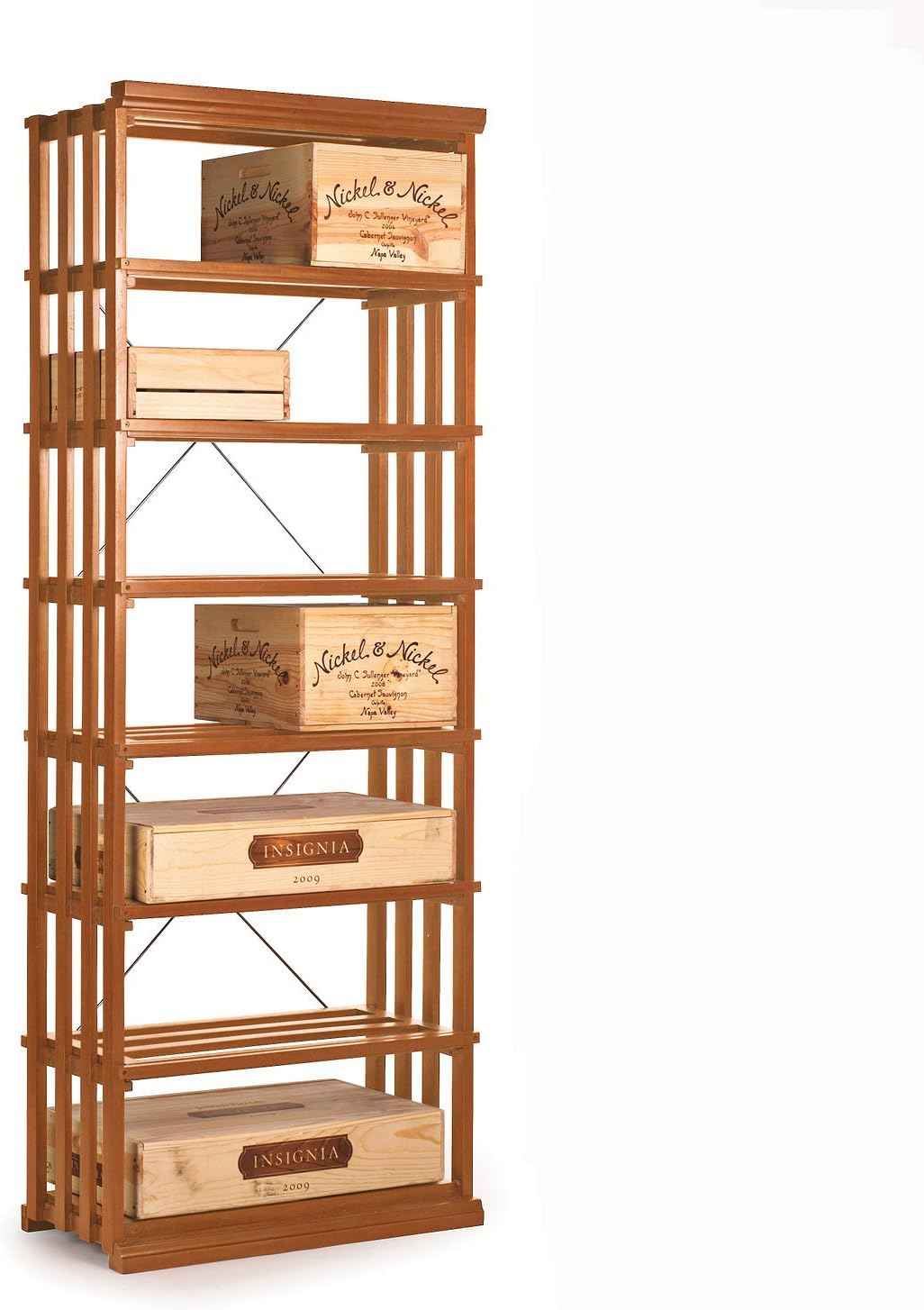 N'FINITY Wine Rack Kit Rectangular Bin Natural Finish
