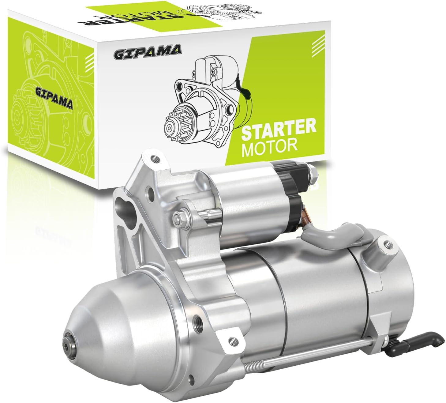 19045 Starter Motor – Fits Lexus LX570 2008-2011, Toyota Tundra 2007-2015, Land Cruiser 2008-2011, Sequoia 2008-2011 – Replaces Denso 428000-3960/428000-4640/28100-38040/28100-0S010