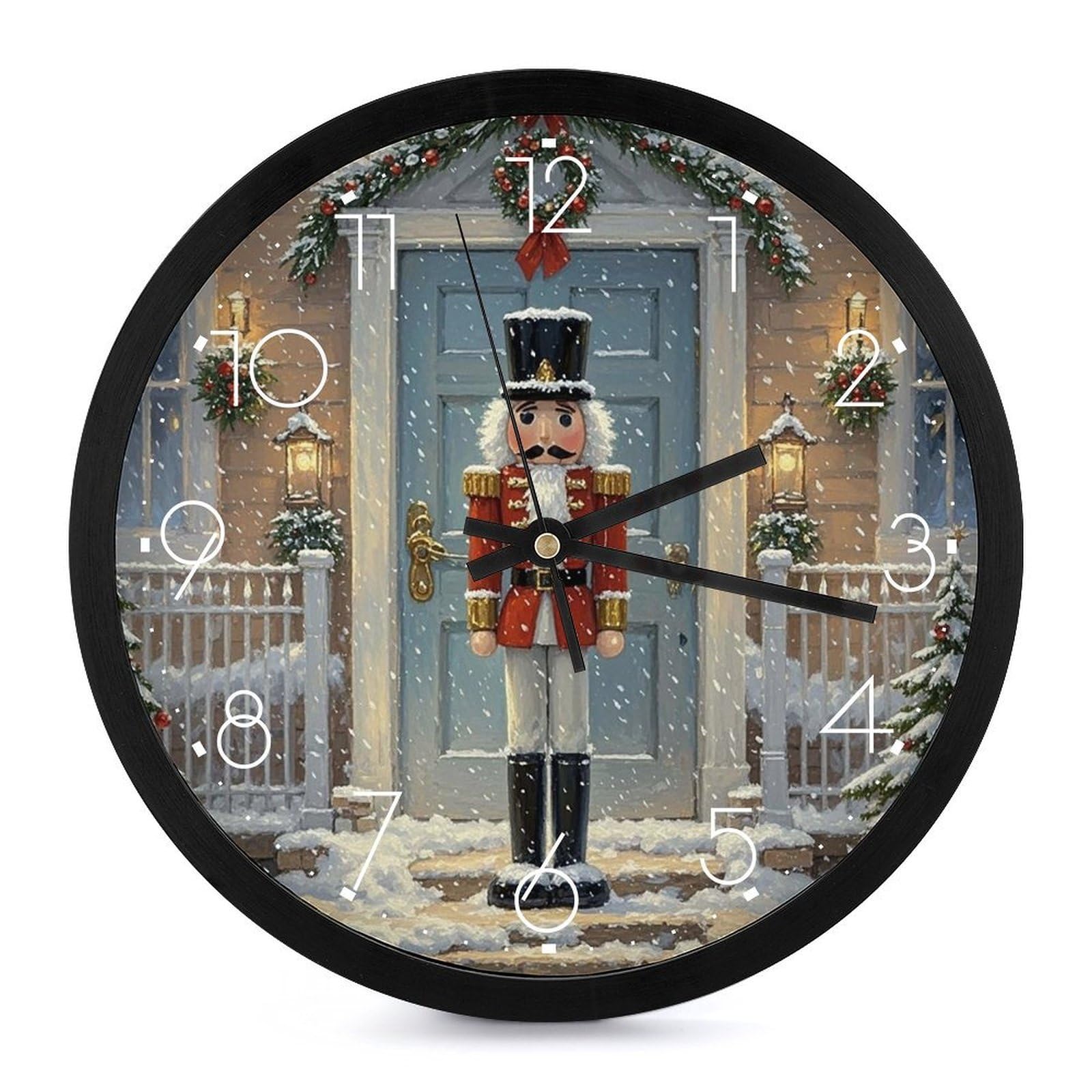 Horloge murale vintage casse-noisette : le charme du salon sans tic-tac
