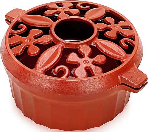G GOOD GAIN Wood Stove Steamer - Cast Iron Round