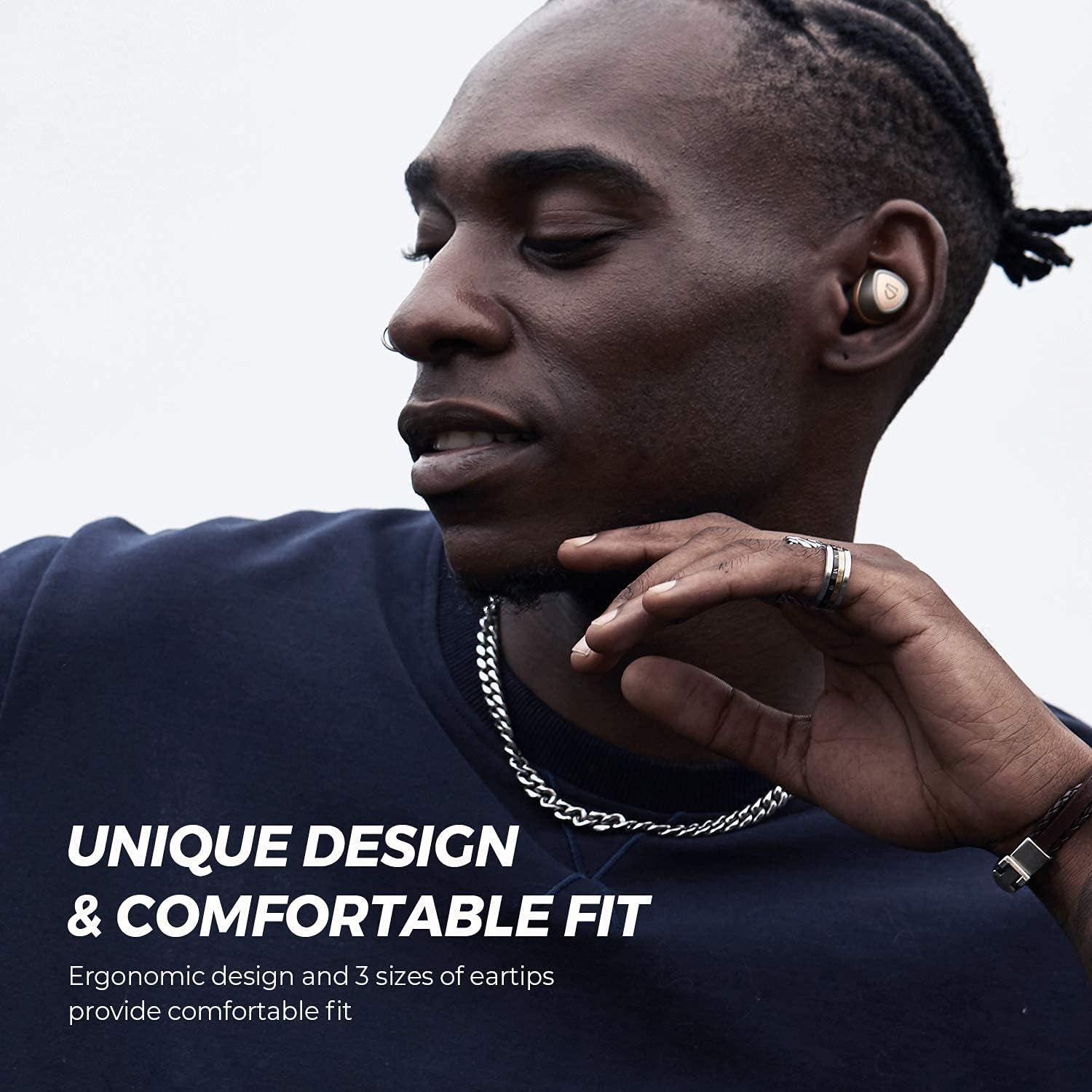 Soundpeats Sonic Earbuds Comfortable Fit