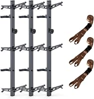 Kalkal Climbing Sticks 3 Pack 30" - Lightweight 6061 Aluminum Hunting Treestand Steps, Non-Slip Fold-Up, Strong Straps