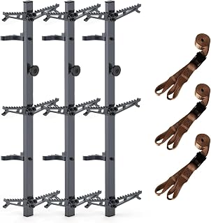Kalkal Climbing Sticks 3 Pack 30" - Lightweight 6061 Aluminum Hunting Treestand Steps, Non-Slip Fold-Up, Strong Straps