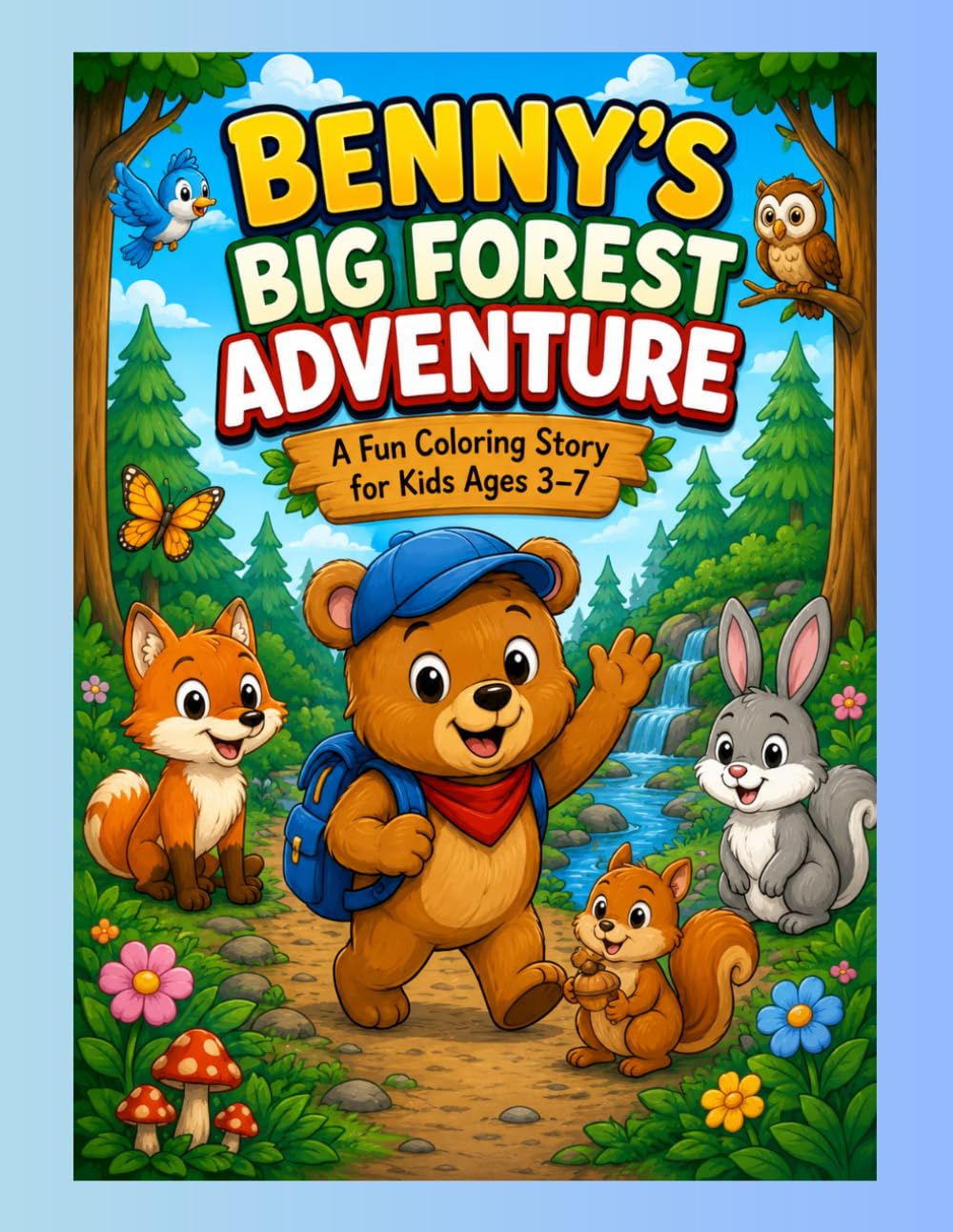 Benny's Big Forest Adventure (1): coloring book