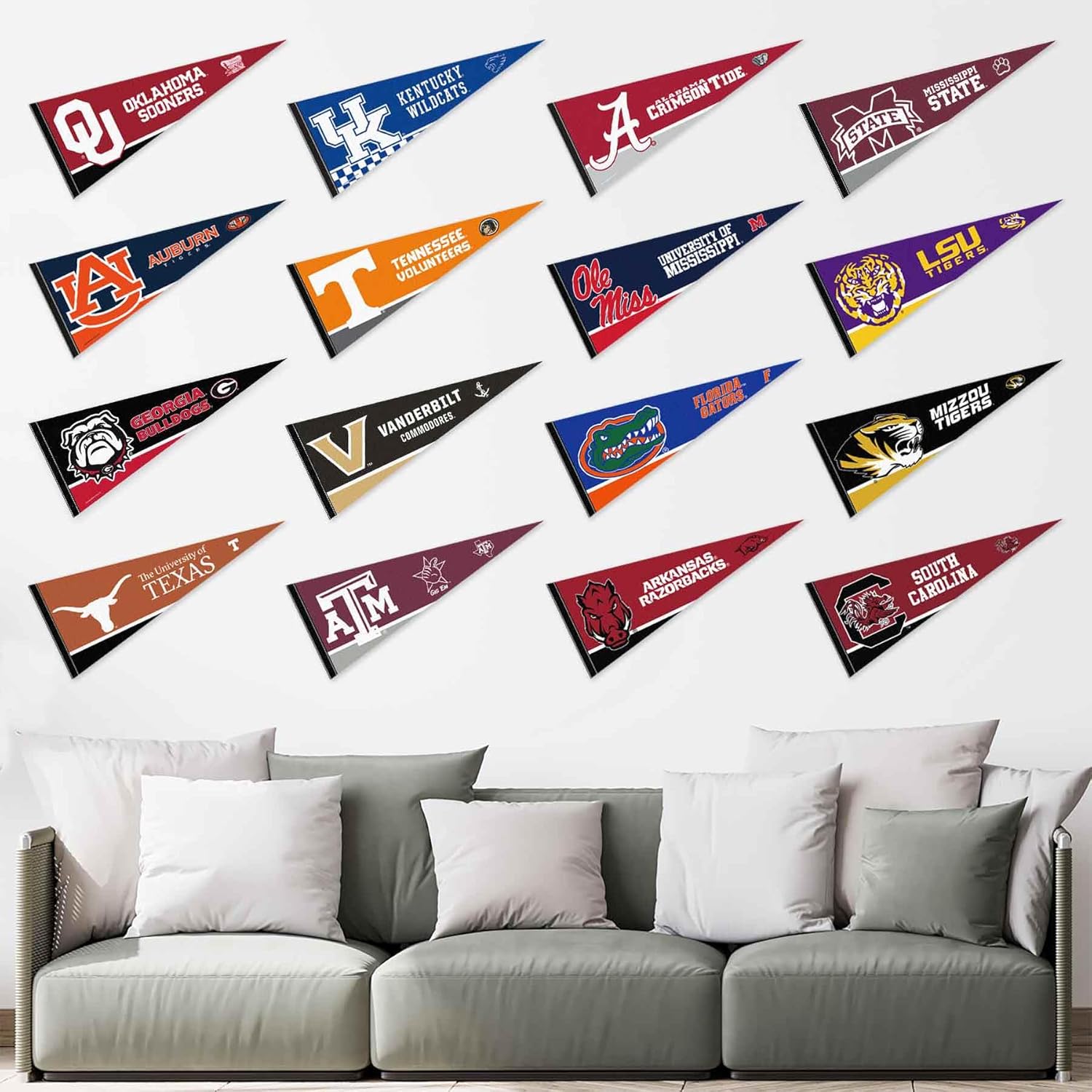 SEC College Pennant Set - Image 2