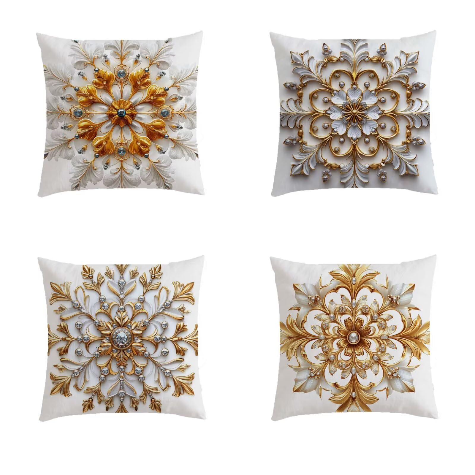 Housse coussin imperméable 40x40 anti-pluie pour canapé de terrasse