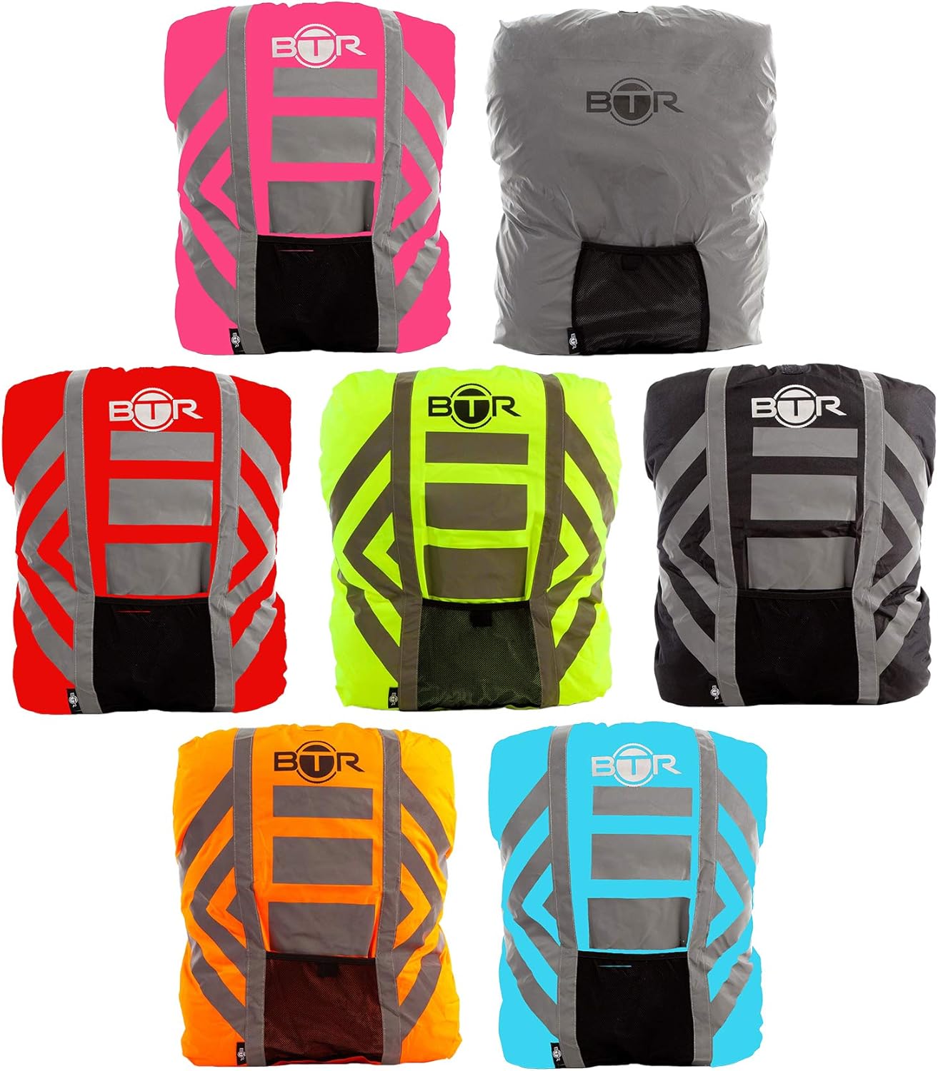 BTR Waterproof High Vis Reflective Backpack Cover : Sports & Outdoors