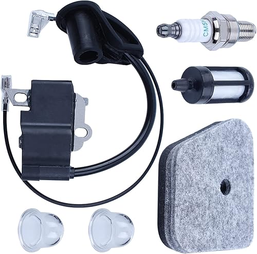 Para Stihl FS90R FS100R FS110R FS130R KM110R FC90 etc. Edger recortadora para herbicidas, kit de módulo de bobina de encendido, 4180 1302 A, MC 4180
