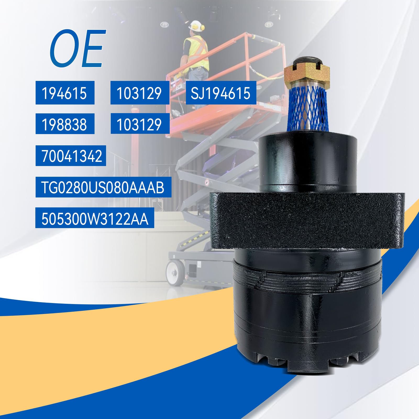 YESAY 101-1013-009 Hydraulic Motor Compatible with Eaton Char-Lynn H Series