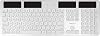Macally Bluetooth Wireless Solar Keyboard for Mac - Rechargeable via Any Light Source 150 hr Battery Life - Mac Wireless Keyboard with Numeric Keypad & 21 Apple Shortcuts - Silver Aluminum