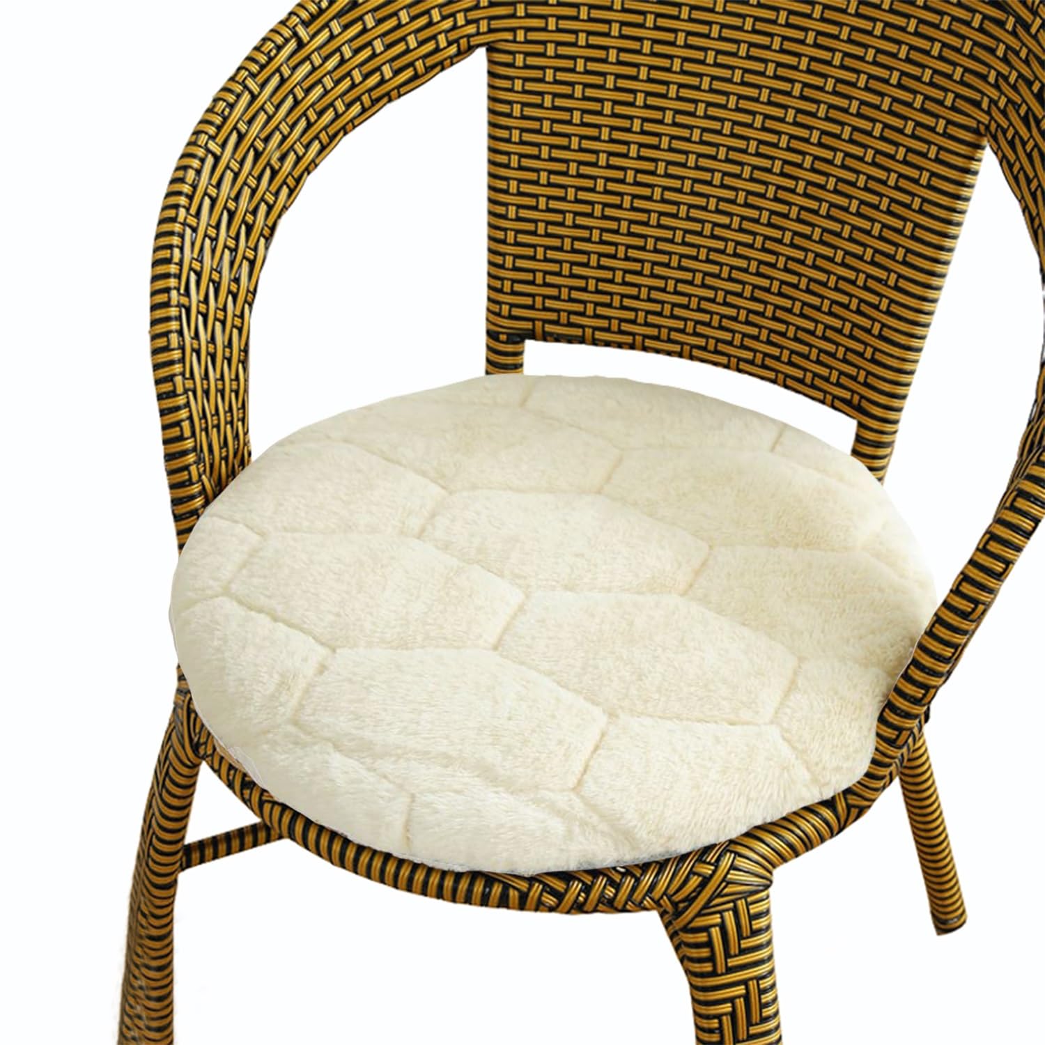 Round Chair/Seat Cushion Indoor/Outdoor Chair Pads Round Seat Cushions Garden Patio Home Cushions with Removable Covers - Diameter 12/14/16/18/20 for Yoga Living Room Balcony Office(39,35cm/14in)