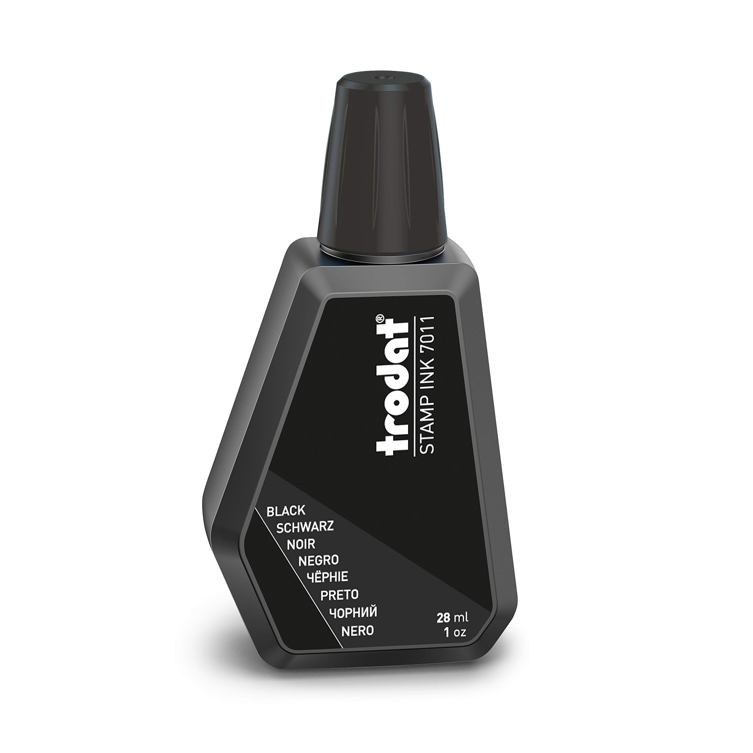 Trodat7011A Ink Bottle for Ink Pads Black