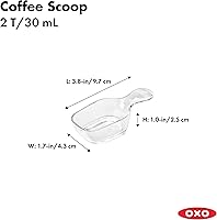 Vista 4 de Nivelador., Cucharas de café, Transparente