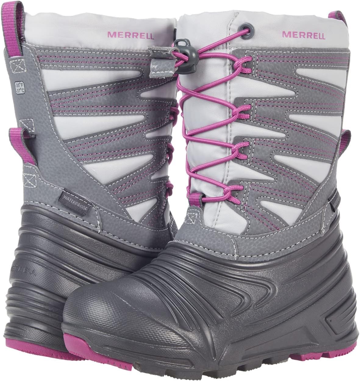 Merrell unisex-child Snow Quest Lite 3.0 Waterproof