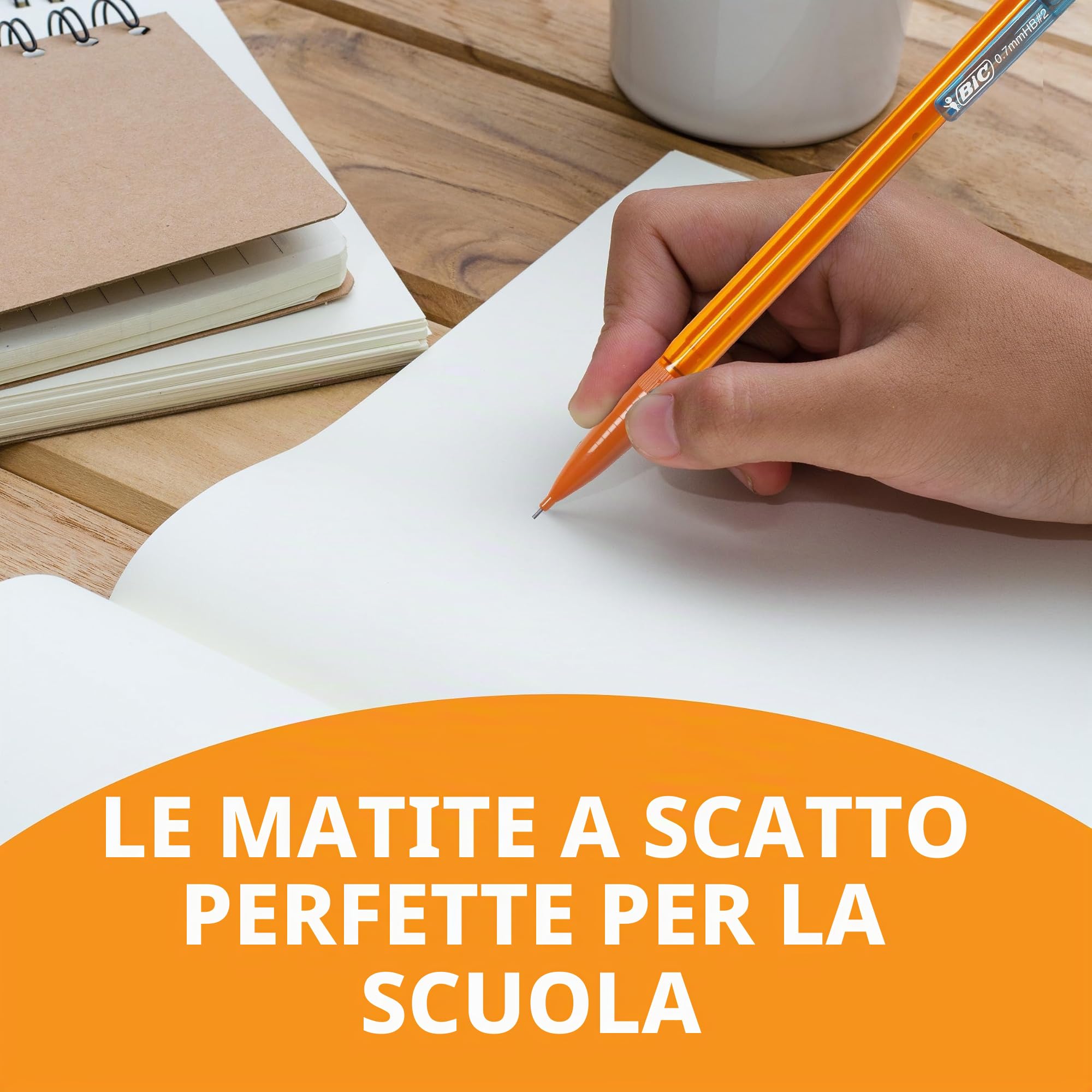 Bic Matita Xtra Smooth Color Edition, punta media (0,7 mm), 24 pezzi (MPCEP24)