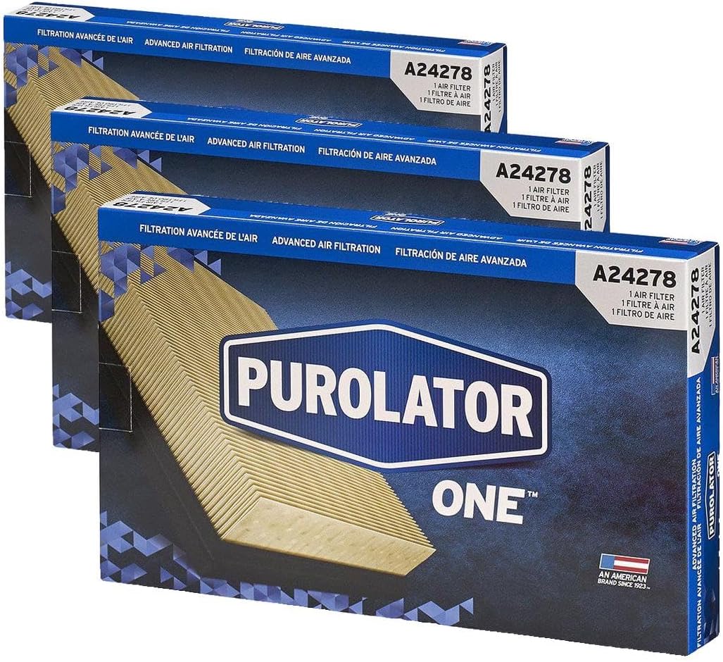 Purolator PurolatorONE Advanced Engine Air Filter, A24278 | Pack of 3
