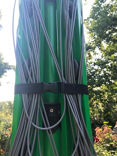 Miniatura 8 de Tendedero giratorio grande con cabeza plegable