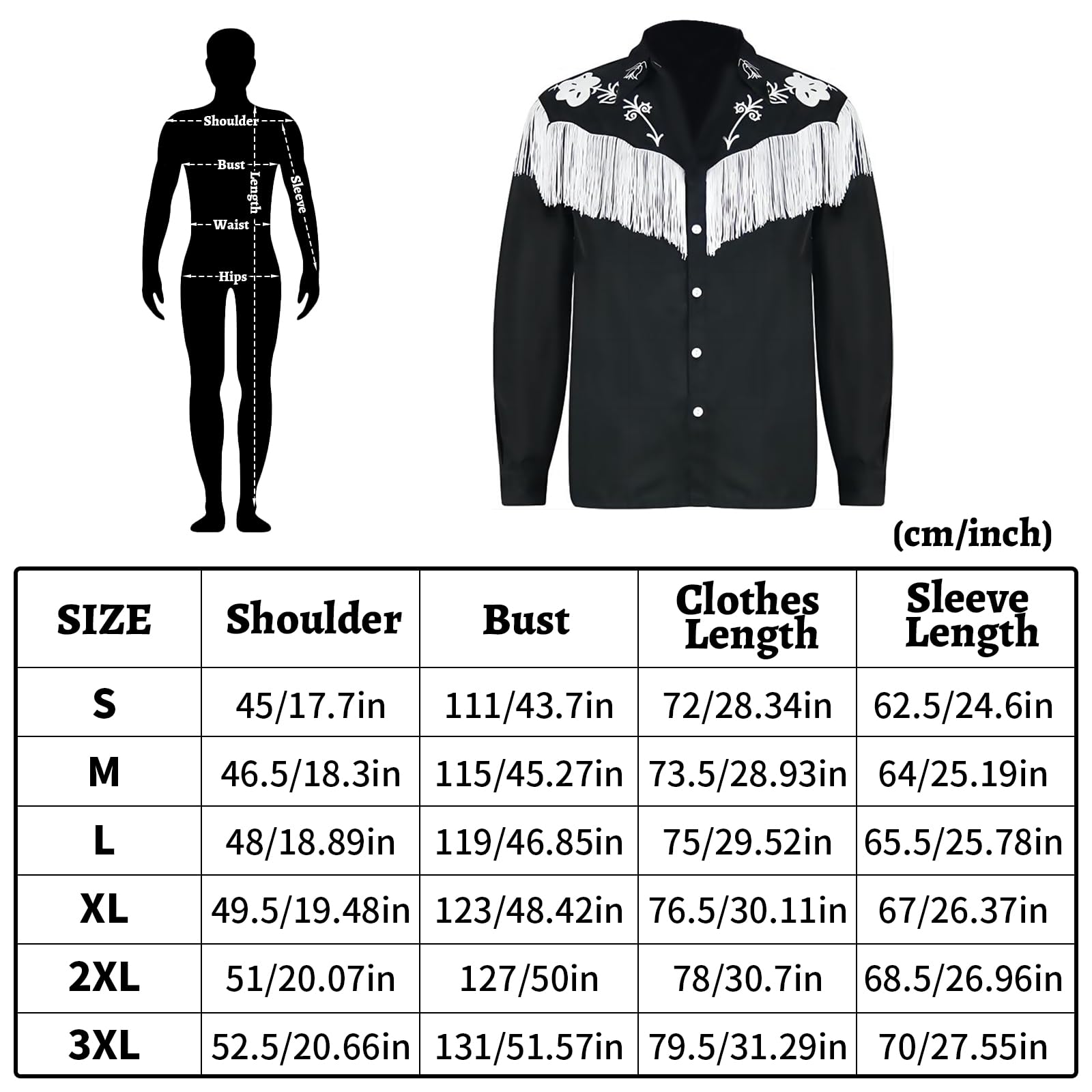 Costume da cowboy da uomo con sciarpa, camicia da cowboy, carnevale, Halloween, costume da cosplay da uomo