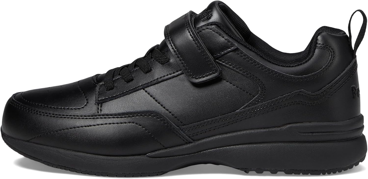 Propet Mens LifeWalker Sport Fx Slip On Sneakers Shoes Casual - Black
