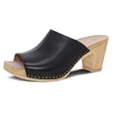 Tandi Peep Toe Sandal for Women - Soft Leather Treated with Scotchgard for Stain Resistance - Cushioned, Contoured Footbed for All-Day Comfort