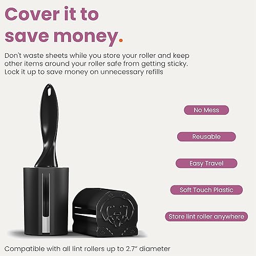 Miniatura 2 de Cubierta de rodillo de pelusa  Rodillo de hasta 2.7 pulgadas de diámetro para Scotch Brite, Evercare  Cubierta protectora para rodillo extra