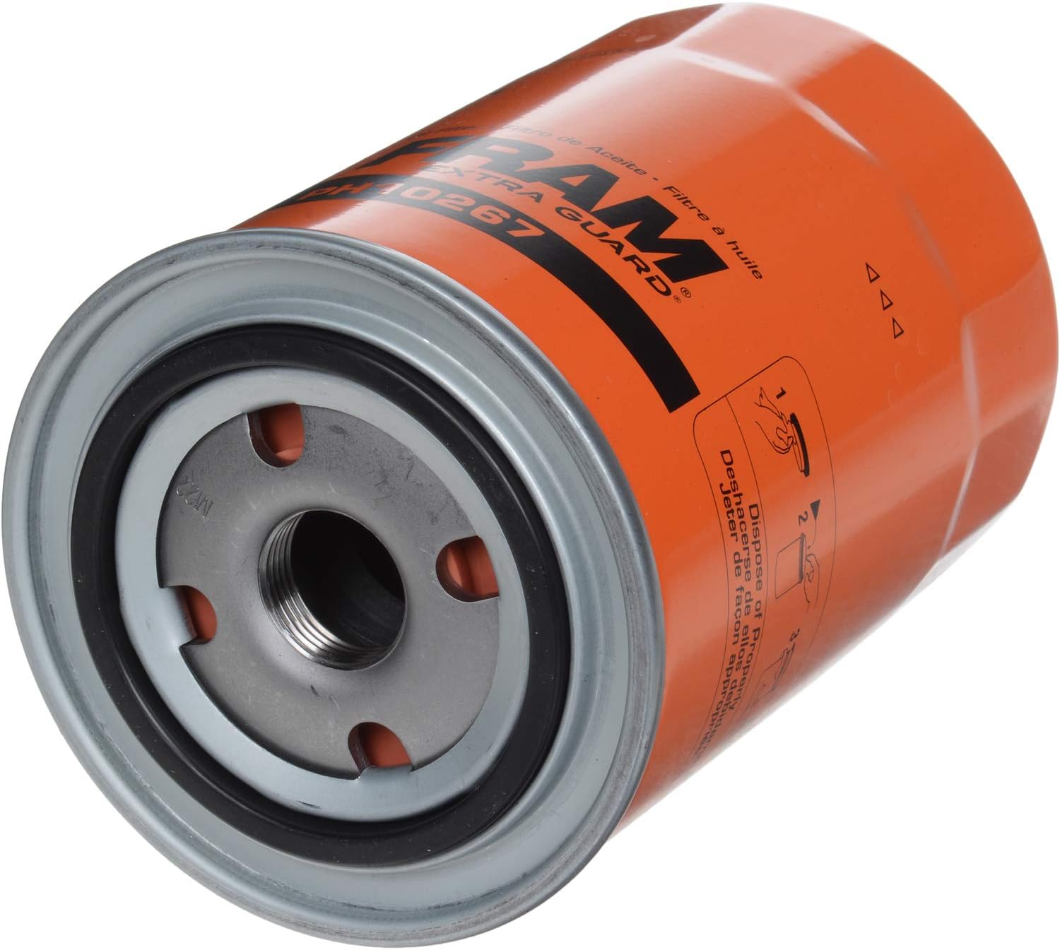FRAM Extra Guard PH10267, 10K Mile Change Interval Spin-on Oil Filter