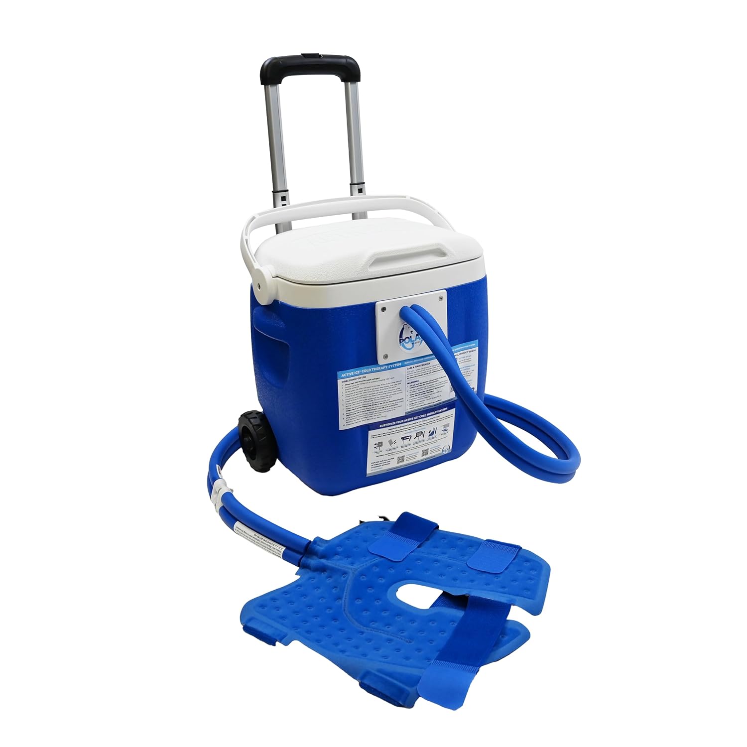 Polar Active Ice 3 0 Cold Therapy Ice Machine System with Programmable Timer Knee and Joint Compression Pad