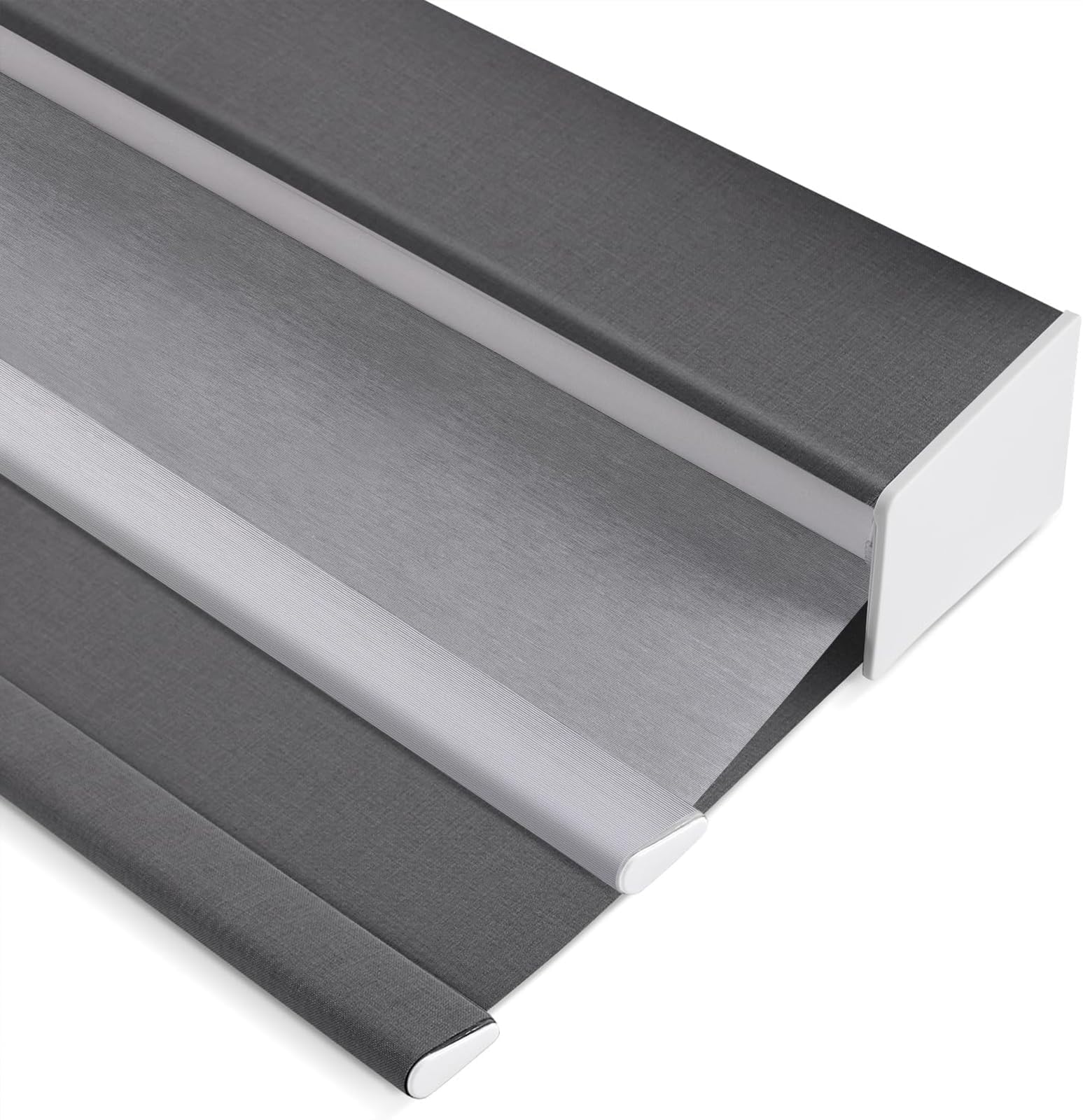 Sponsored Ad - Zshine Day and Night Dual Layers Manual Safe Cordless Roller Blinds Shades Suitable for Home, Office, Hotel, Club, Restaurant, Cinema Windows (82133E)